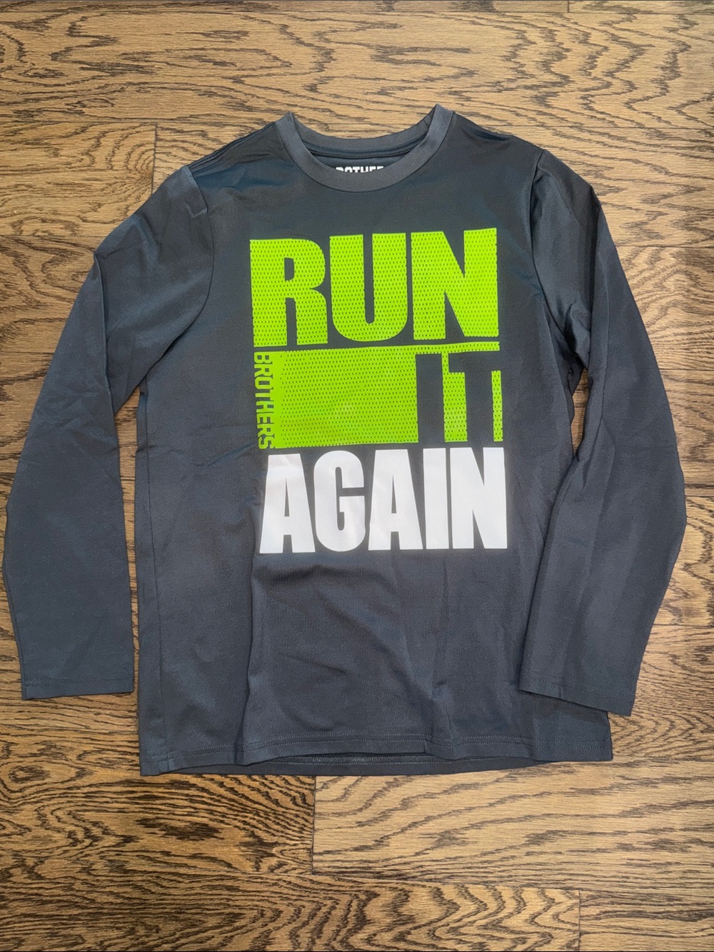 Brother Gray Long-Sleeve Graphic Tee